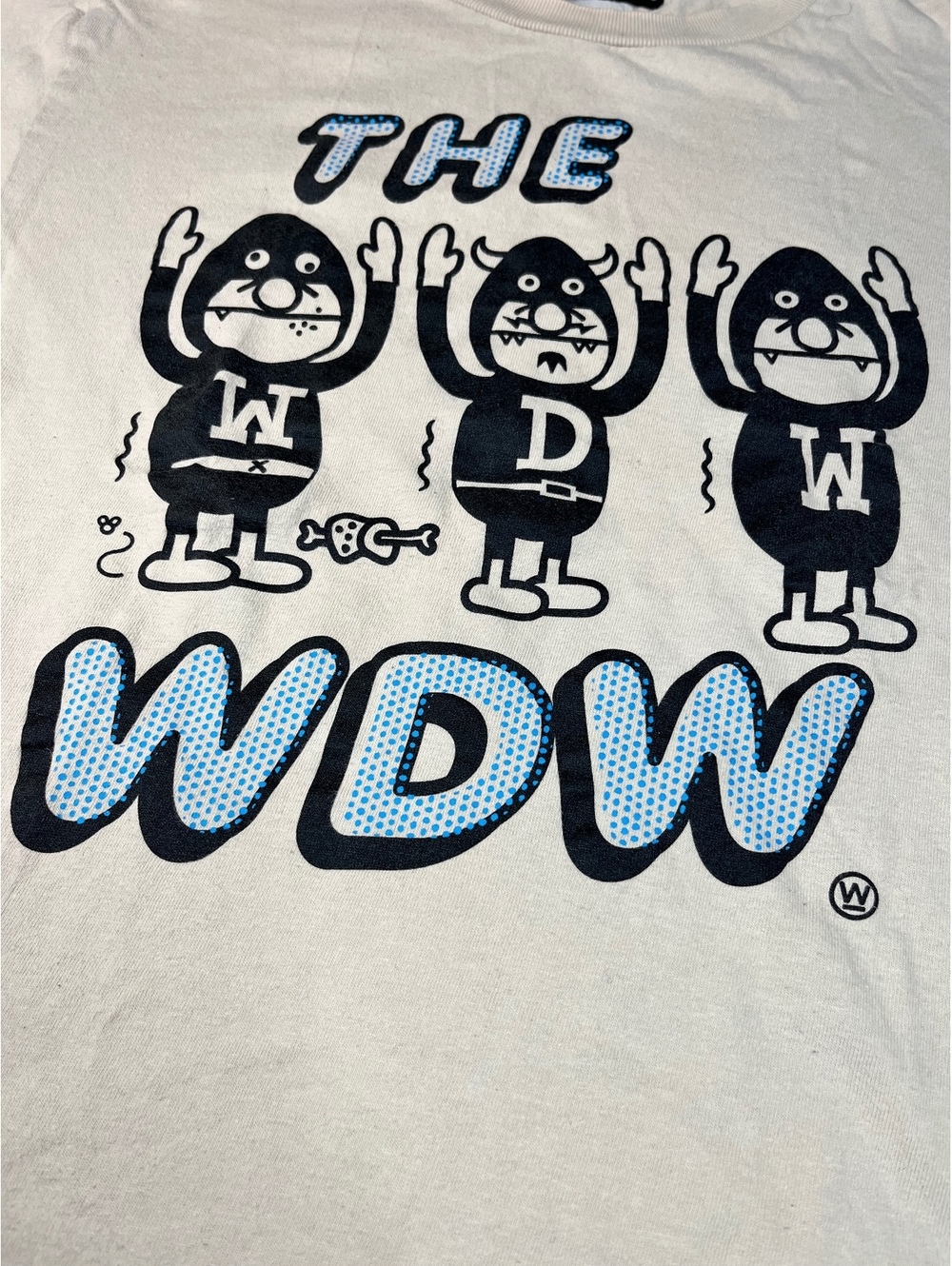 Japanese streetwear The Wonderful Design Works WDW Graphic T-Shirt Beige S/M